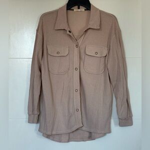 Rewind Cream Textured Knit Top